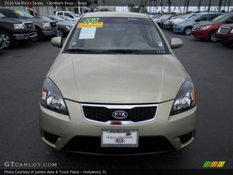 Cashmere Beige / Beige 2010 Kia Rio LX Sedan