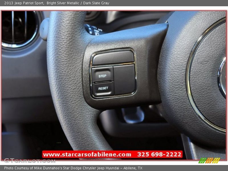 Bright Silver Metallic / Dark Slate Gray 2013 Jeep Patriot Sport
