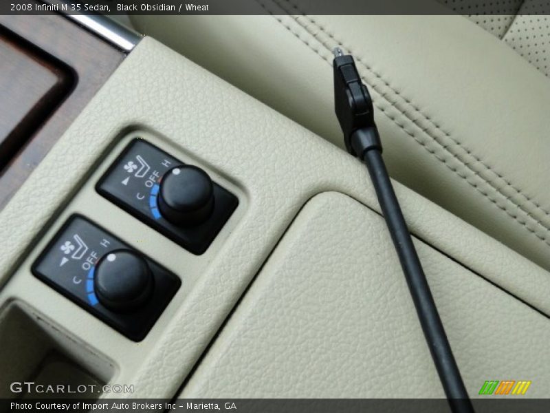 Black Obsidian / Wheat 2008 Infiniti M 35 Sedan
