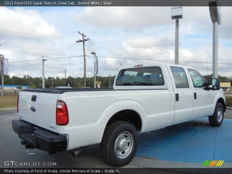 Oxford White / Steel 2013 Ford F250 Super Duty XL Crew Cab
