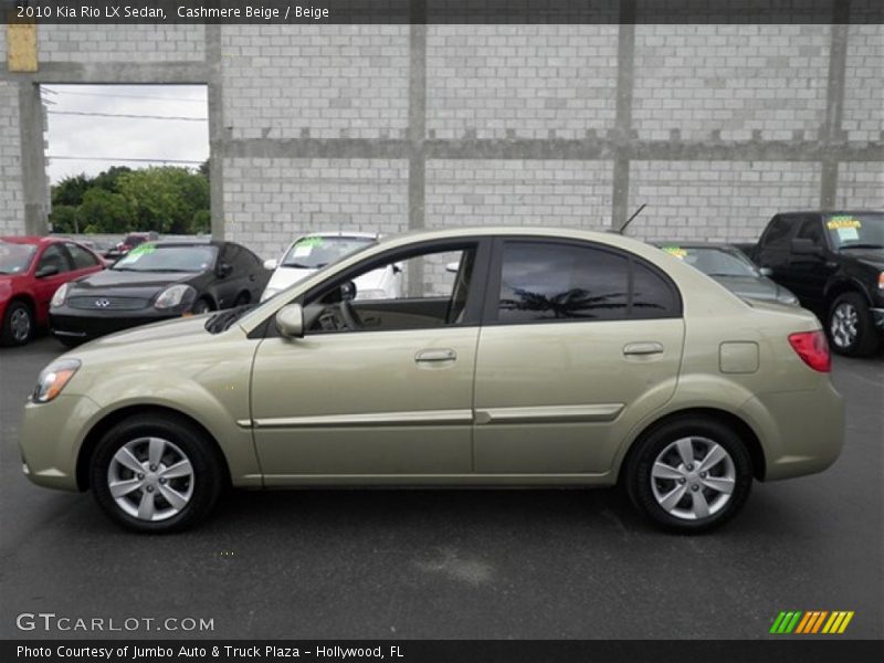 Cashmere Beige / Beige 2010 Kia Rio LX Sedan
