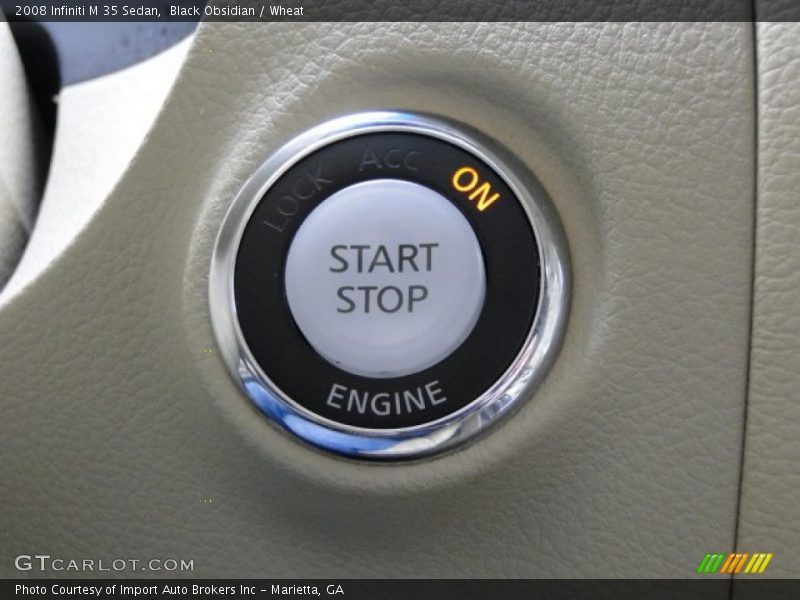 Black Obsidian / Wheat 2008 Infiniti M 35 Sedan