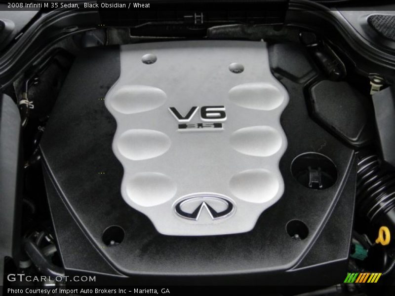 Black Obsidian / Wheat 2008 Infiniti M 35 Sedan