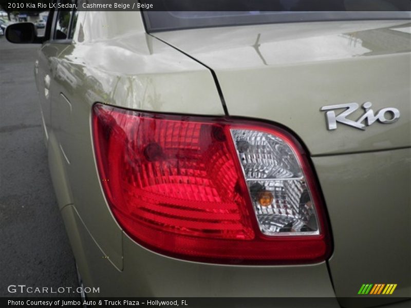 Cashmere Beige / Beige 2010 Kia Rio LX Sedan