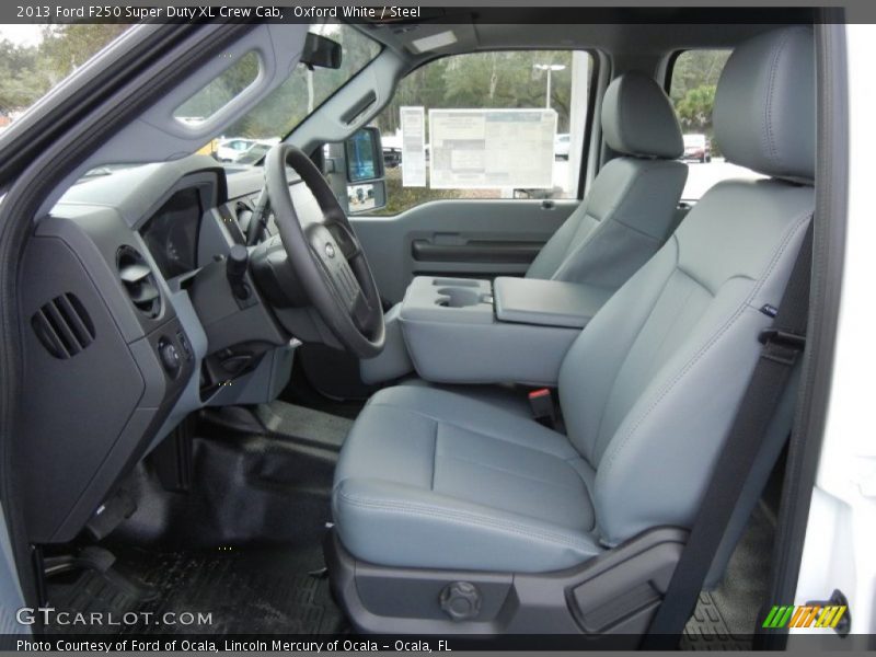  2013 F250 Super Duty XL Crew Cab Steel Interior