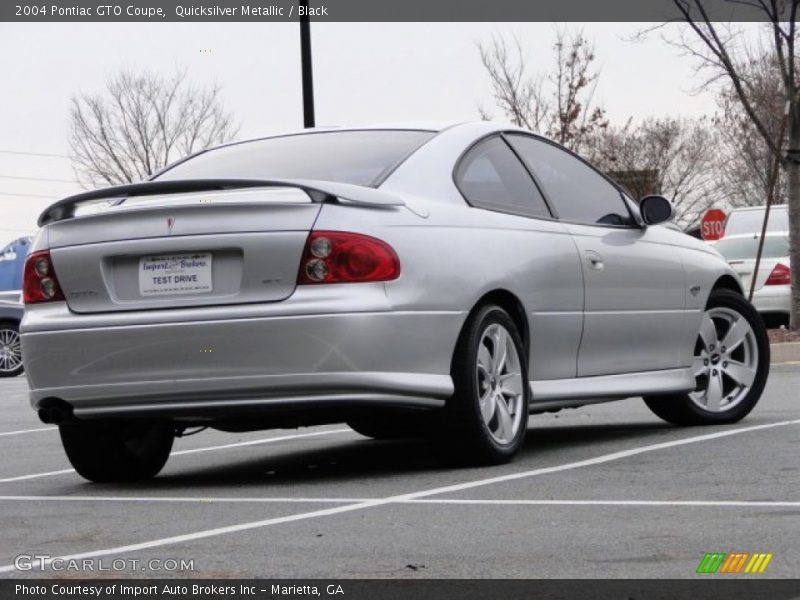 Quicksilver Metallic / Black 2004 Pontiac GTO Coupe