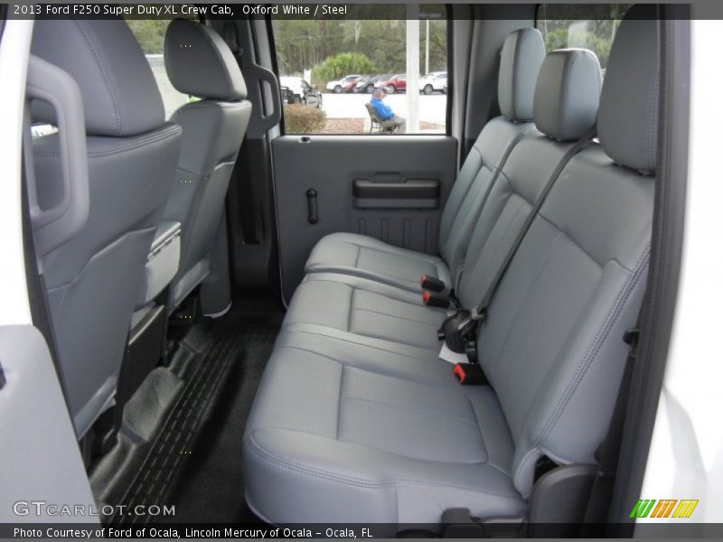 Oxford White / Steel 2013 Ford F250 Super Duty XL Crew Cab