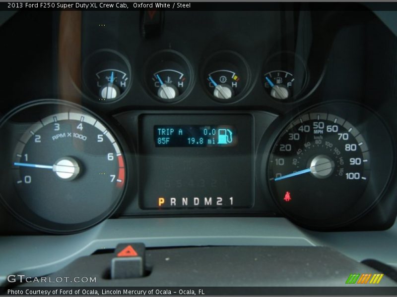  2013 F250 Super Duty XL Crew Cab XL Crew Cab Gauges