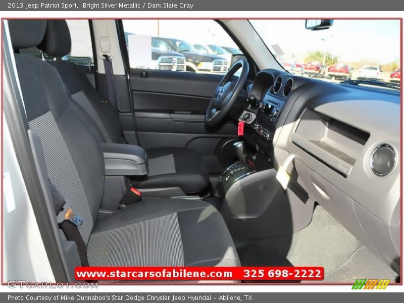 Bright Silver Metallic / Dark Slate Gray 2013 Jeep Patriot Sport
