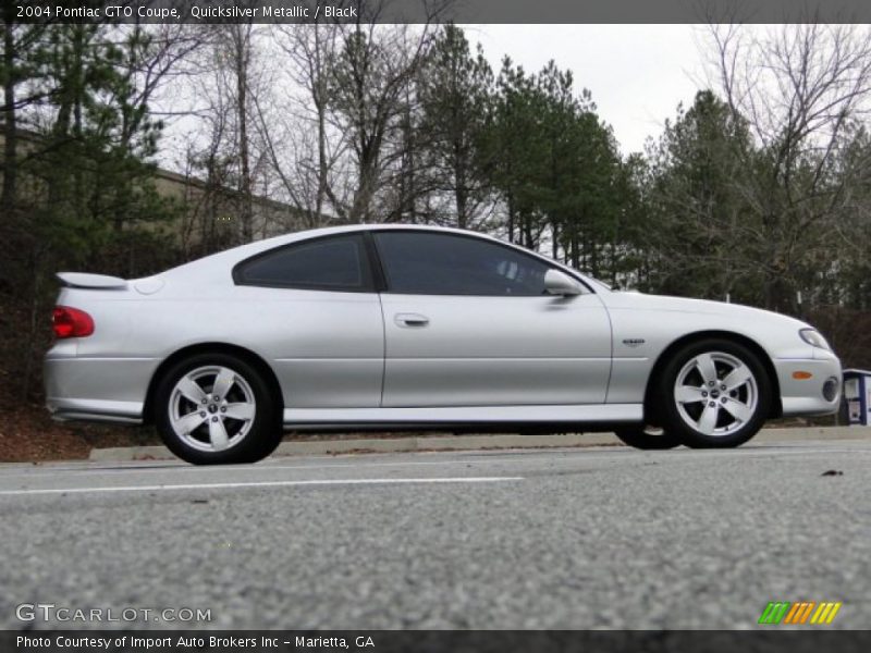 Quicksilver Metallic / Black 2004 Pontiac GTO Coupe