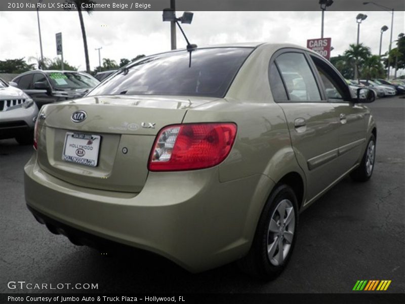 Cashmere Beige / Beige 2010 Kia Rio LX Sedan
