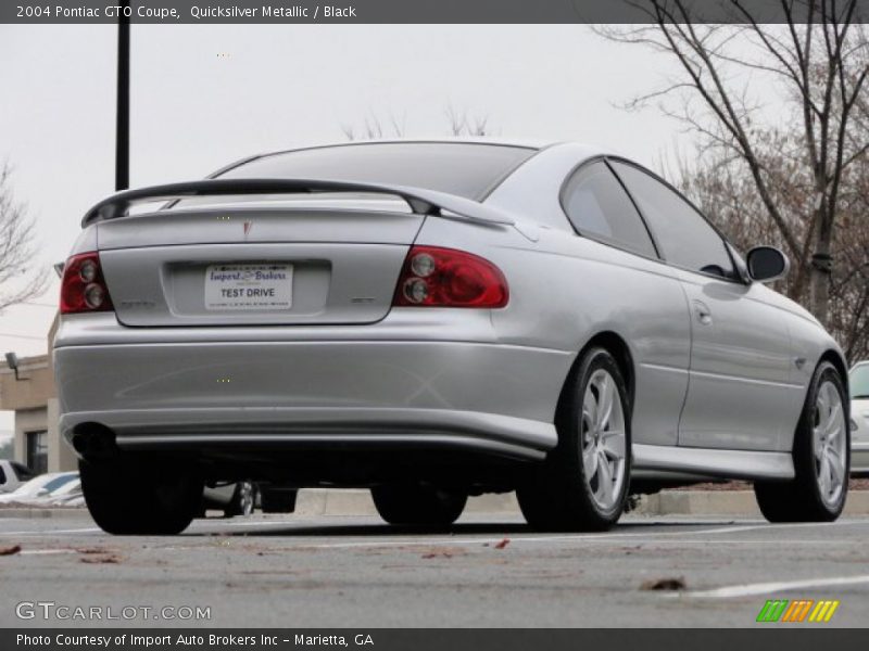 Quicksilver Metallic / Black 2004 Pontiac GTO Coupe
