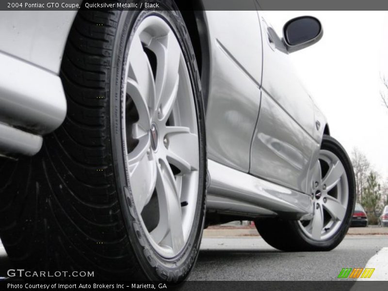 Quicksilver Metallic / Black 2004 Pontiac GTO Coupe