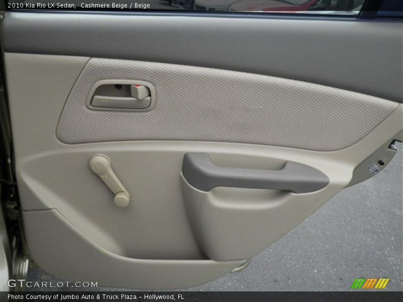 Cashmere Beige / Beige 2010 Kia Rio LX Sedan