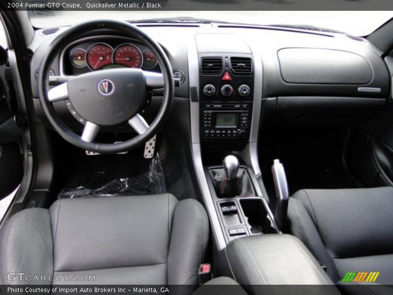 Quicksilver Metallic / Black 2004 Pontiac GTO Coupe