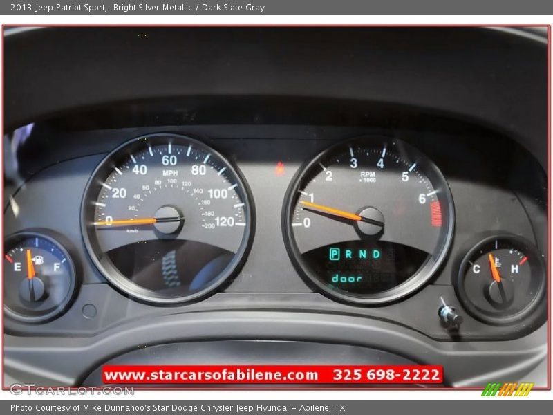 Bright Silver Metallic / Dark Slate Gray 2013 Jeep Patriot Sport