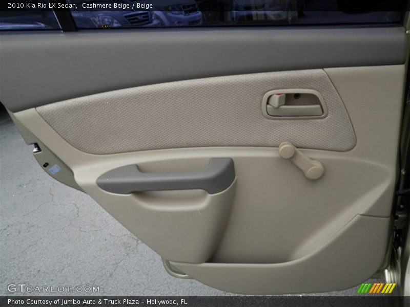 Cashmere Beige / Beige 2010 Kia Rio LX Sedan