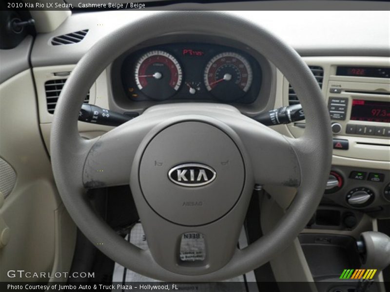 Cashmere Beige / Beige 2010 Kia Rio LX Sedan
