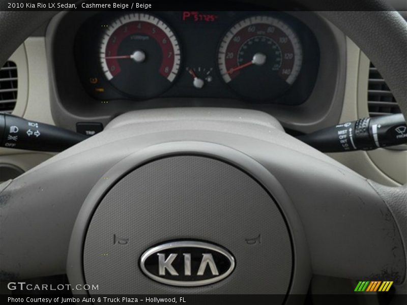 Cashmere Beige / Beige 2010 Kia Rio LX Sedan