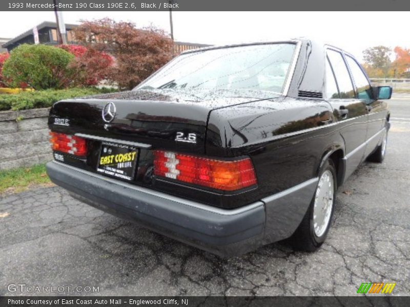 Black / Black 1993 Mercedes-Benz 190 Class 190E 2.6