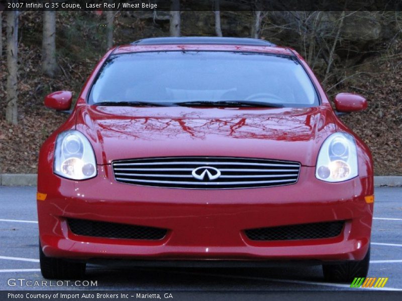 Laser Red / Wheat Beige 2007 Infiniti G 35 Coupe