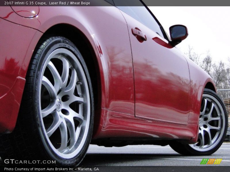 Laser Red / Wheat Beige 2007 Infiniti G 35 Coupe