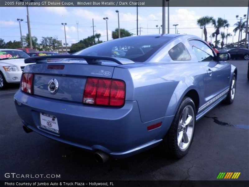 Windveil Blue Metallic / Dark Charcoal 2005 Ford Mustang GT Deluxe Coupe
