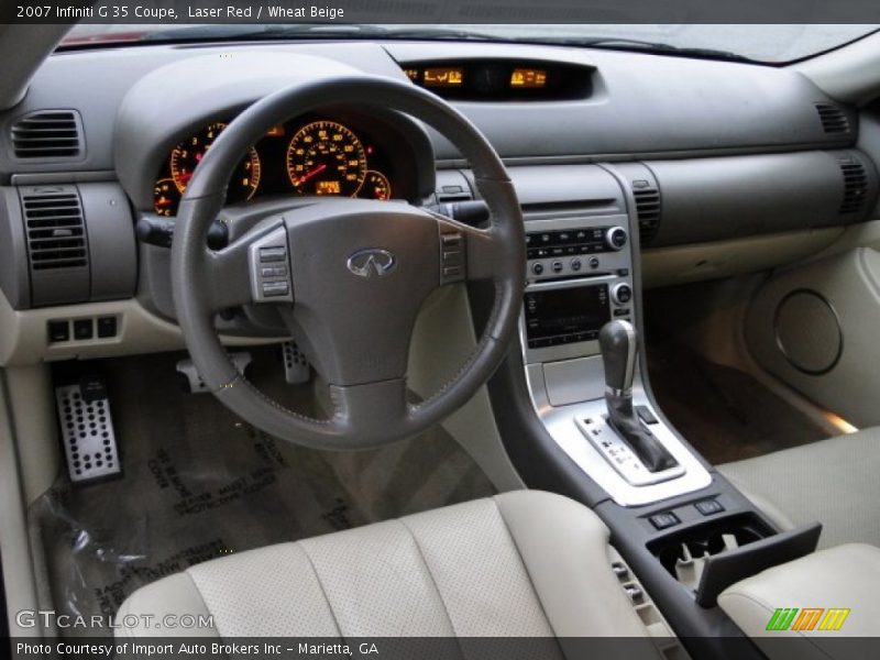 Laser Red / Wheat Beige 2007 Infiniti G 35 Coupe