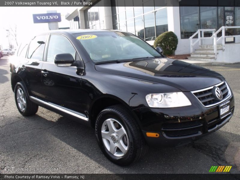 Black / Pure Beige 2007 Volkswagen Touareg V6