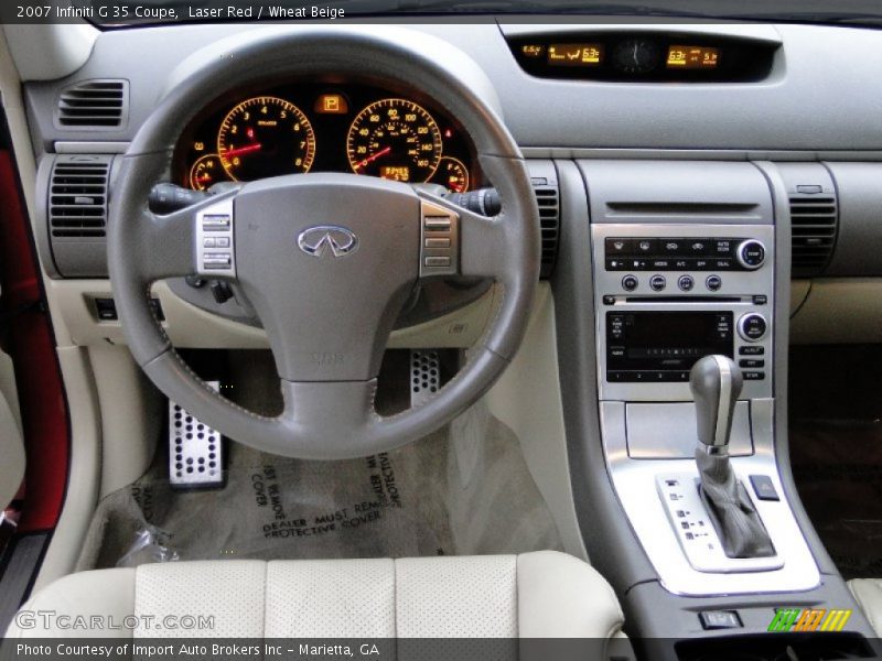 Laser Red / Wheat Beige 2007 Infiniti G 35 Coupe