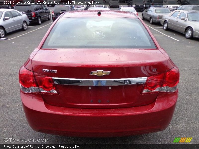 Crystal Red Metallic Tintcoat / Jet Black 2013 Chevrolet Cruze LT