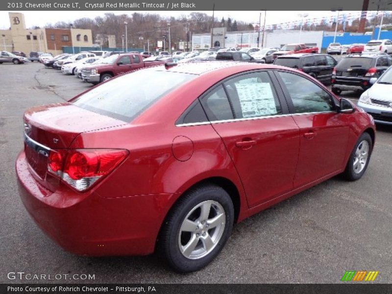 Crystal Red Metallic Tintcoat / Jet Black 2013 Chevrolet Cruze LT