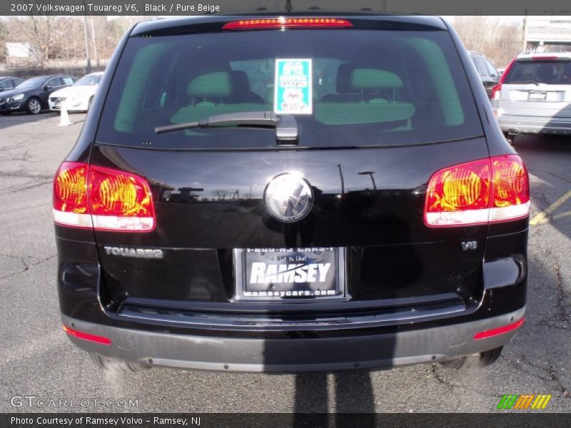 Black / Pure Beige 2007 Volkswagen Touareg V6