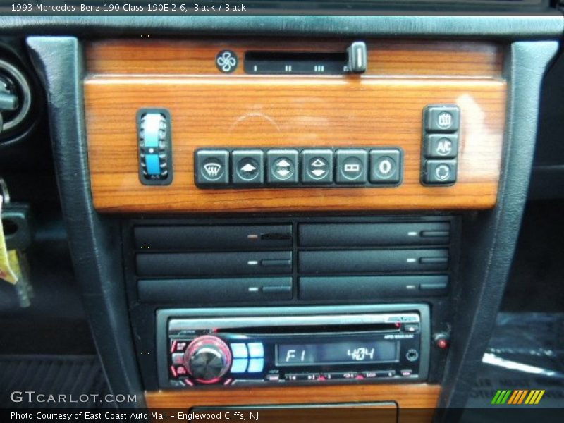 Black / Black 1993 Mercedes-Benz 190 Class 190E 2.6