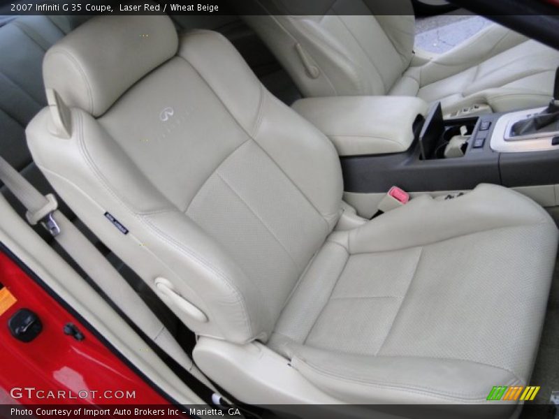 Laser Red / Wheat Beige 2007 Infiniti G 35 Coupe