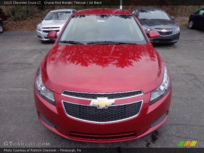 Crystal Red Metallic Tintcoat / Jet Black 2013 Chevrolet Cruze LT