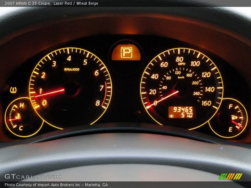 Laser Red / Wheat Beige 2007 Infiniti G 35 Coupe