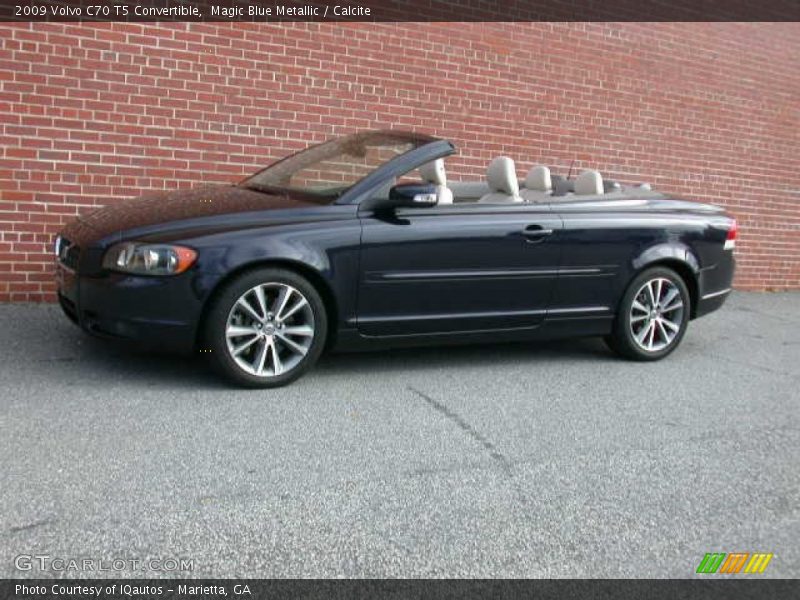Magic Blue Metallic / Calcite 2009 Volvo C70 T5 Convertible