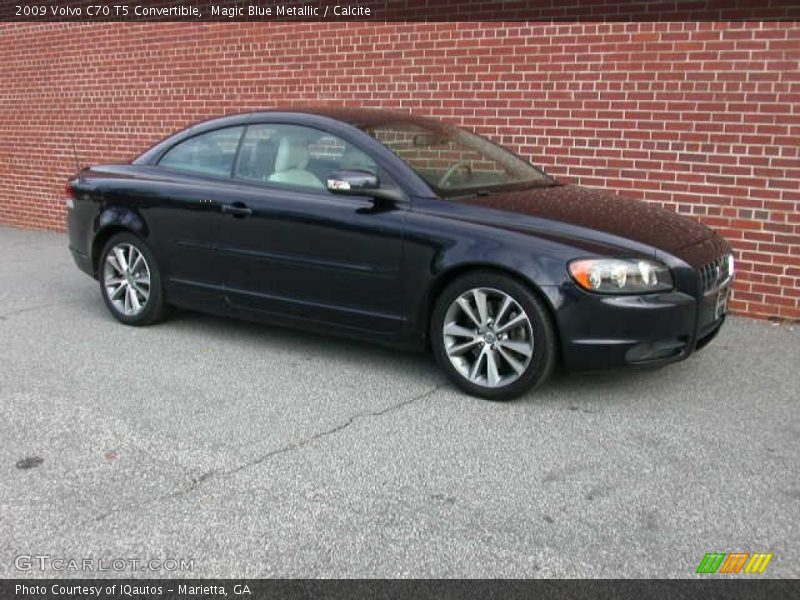 Magic Blue Metallic / Calcite 2009 Volvo C70 T5 Convertible