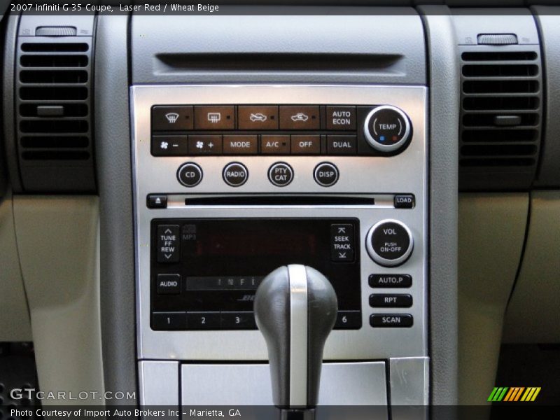 Laser Red / Wheat Beige 2007 Infiniti G 35 Coupe