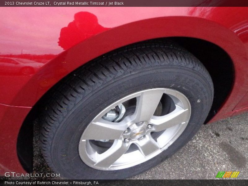 Crystal Red Metallic Tintcoat / Jet Black 2013 Chevrolet Cruze LT