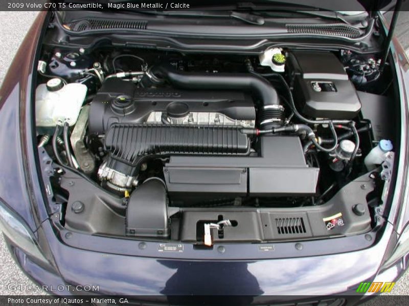 Magic Blue Metallic / Calcite 2009 Volvo C70 T5 Convertible