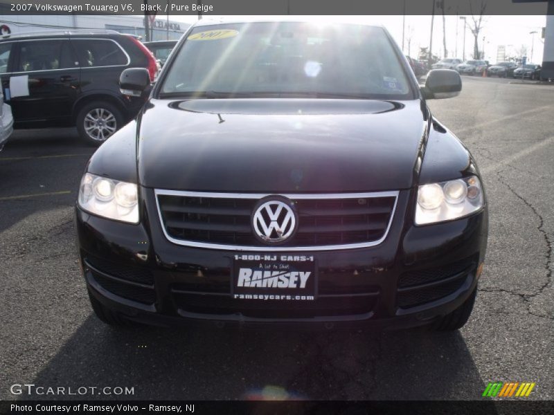 Black / Pure Beige 2007 Volkswagen Touareg V6