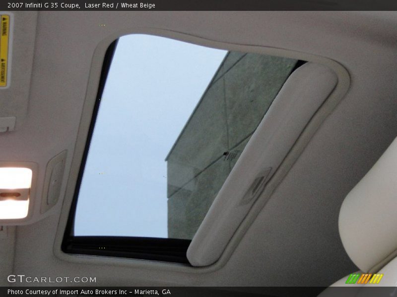 Laser Red / Wheat Beige 2007 Infiniti G 35 Coupe