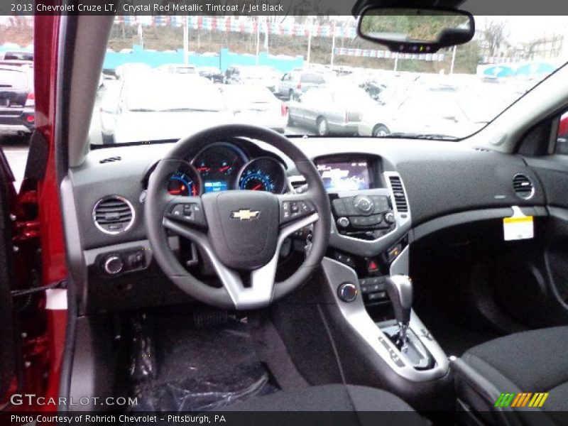 Crystal Red Metallic Tintcoat / Jet Black 2013 Chevrolet Cruze LT
