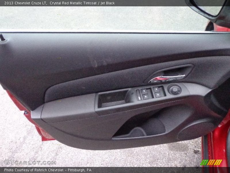 Crystal Red Metallic Tintcoat / Jet Black 2013 Chevrolet Cruze LT