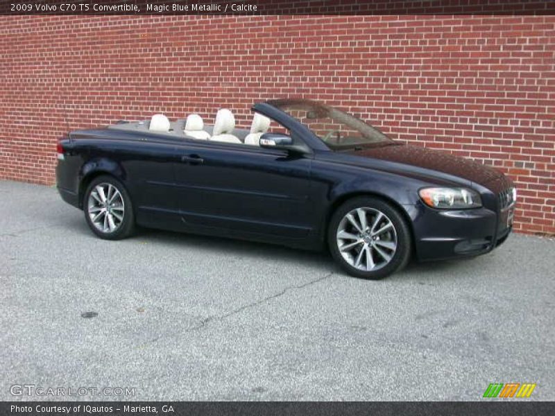 Magic Blue Metallic / Calcite 2009 Volvo C70 T5 Convertible