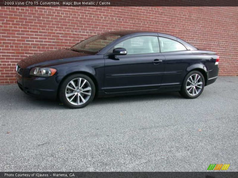 Magic Blue Metallic / Calcite 2009 Volvo C70 T5 Convertible