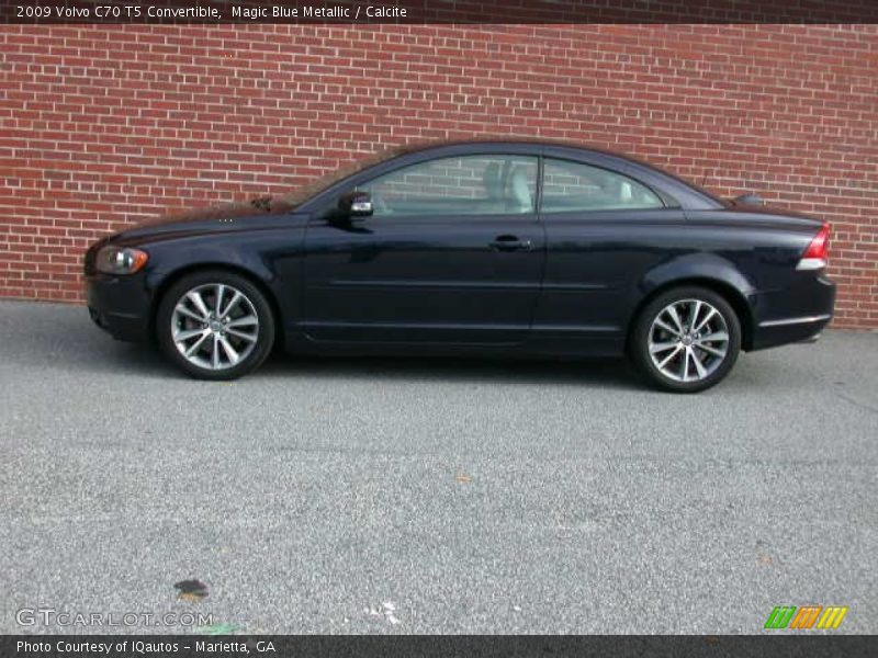 Magic Blue Metallic / Calcite 2009 Volvo C70 T5 Convertible