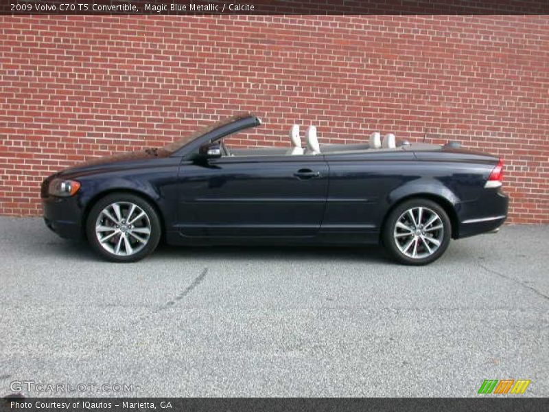 Magic Blue Metallic / Calcite 2009 Volvo C70 T5 Convertible